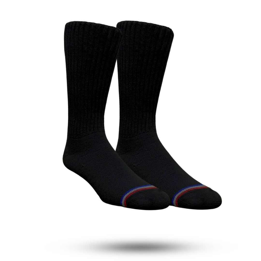 12-Pairs} Cotton Diabetic Crew Socks 12-Pairs} Cotton Diabetic Crew Socks