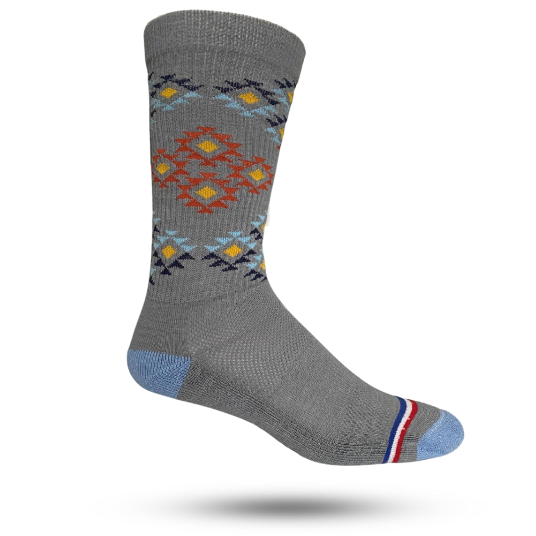 "Purdie" Lightweight Aztec Adventure Sock
