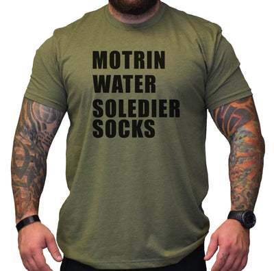 Motrin Water Socks Text Tee